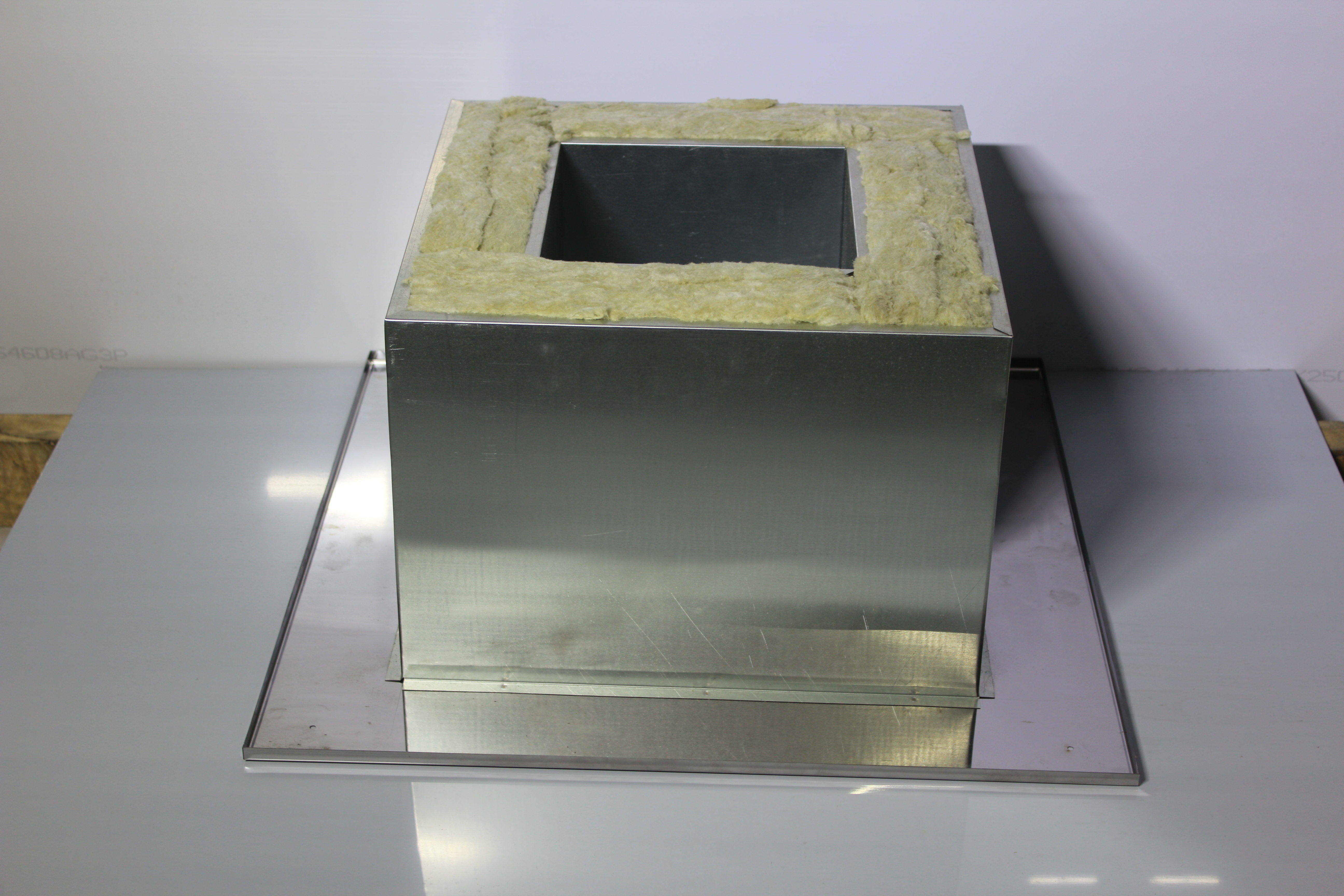 ППУ Ø115 600/600 (короб 400/400) нерж/оц